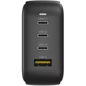 UNITEK GaN 4-Port Charger 100W PD 3.0 QC 3.0 Black