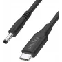 UNITEK USB-C į DC maitinimo laidas, skirtas Lenovo 65W, 1,5 m, juodas