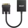 UNITEK VGA į HDMI adapteris Full HD 1080p juodas 15cm