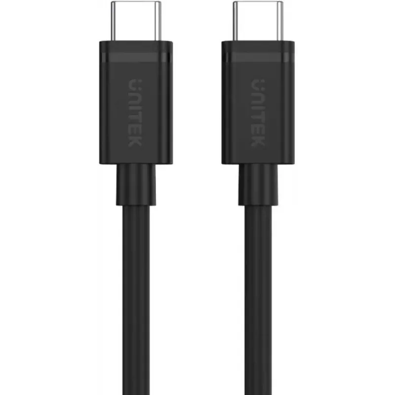 UNITEK USB-C į USB-C laidas 3m - Juodas - USB 3.2 Gen 2 10Gbps 100W PD