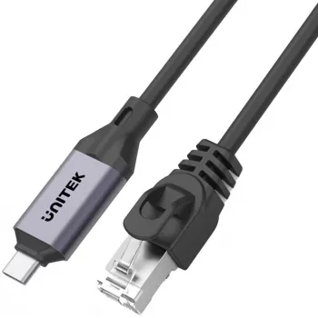 UNITEK USB-C į RJ-45 Gigabit Ethernet adapterio kabelis 2m
