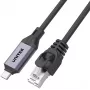 UNITEK USB-C į RJ-45 Gigabit Ethernet adapterio kabelis 2m