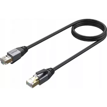 UNITEK Cat.8 S/FTP Ethernet Patch Cable RJ45 LAN 20m Black
