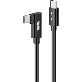 UNITEK VR Link Pro USB-C į USB-C laidas 5Gbps 60W 1m Juoda