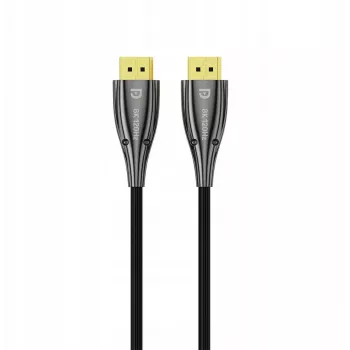UNITEK Active Fiber Optic DisplayPort 2.1 Cable 20m 8K 80Gbps Black