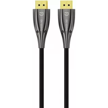 UNITEK 30m Active Optical DisplayPort 2.1 Cable 8K 60Hz Black