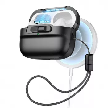 ESR Pulse HaloLock MagSafe dėklas, skirtas Apple AirPods Pro 1/2, juodas