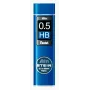 Pentel C275-HBO Mechaninio Pieštuko Šerdžių Pildymas - 0,5 mm - Mėlyna - 40 Šerdžių - Dozavimo Vamzdelis