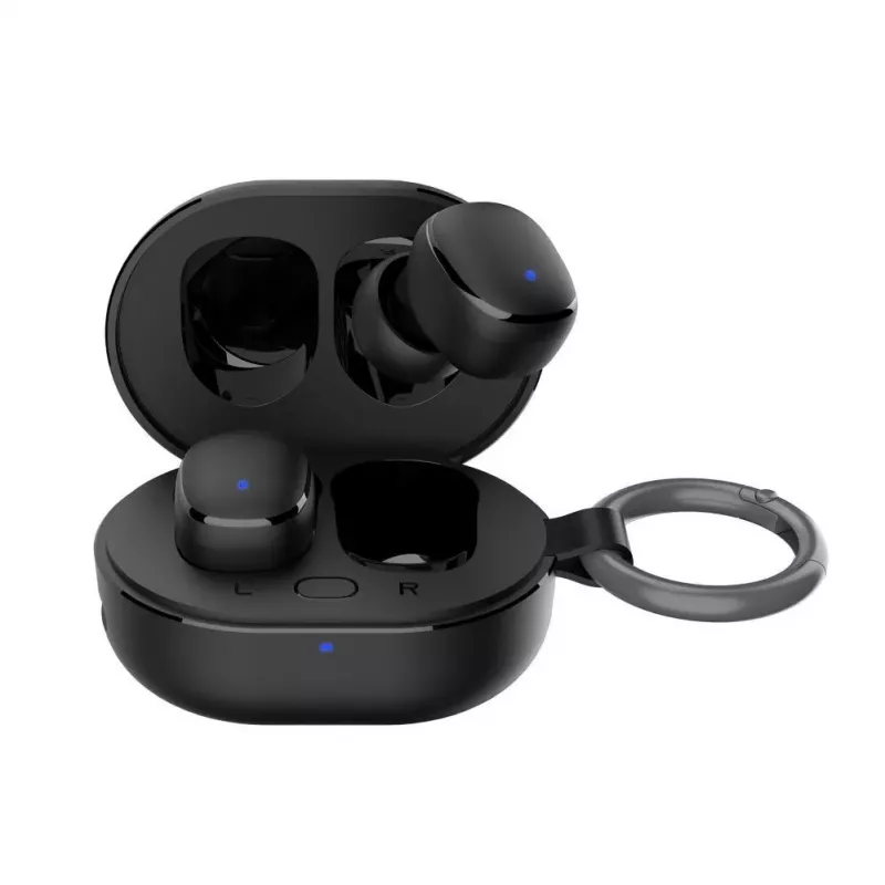 3MK FlowBuds 6.0 True Wireless Stereo (TWS) Bluetooth 5.3 In-Ear ausinės su ENC mikrofonu, IPX4, 35h baterija, USB-C, juodos