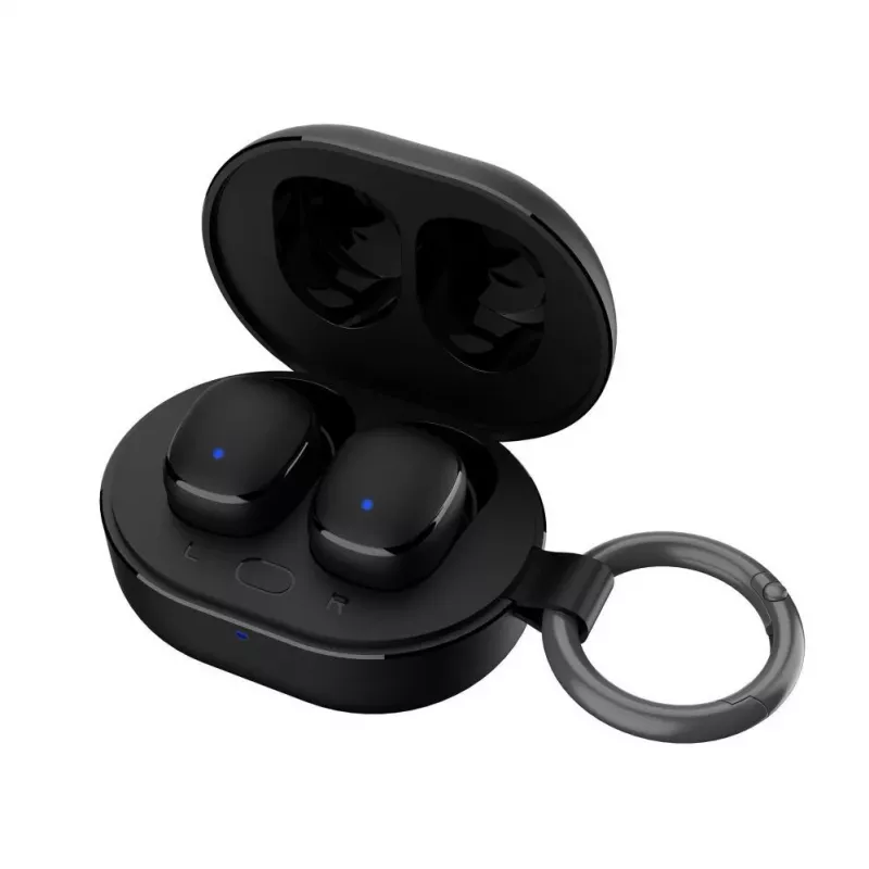 3MK FlowBuds 6.0 True Wireless Stereo (TWS) Bluetooth 5.3 In-Ear ausinės su ENC mikrofonu, IPX4, 35h baterija, USB-C, juodos