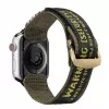 Dux Ducis Strap (Outdoor Version) Nylon Band for Apple Watch Ultra, SE, Series 9, 8, 7, 6, 5, 4, 3, 2, 1 (49, 45, 44, 42 mm) - Geltona