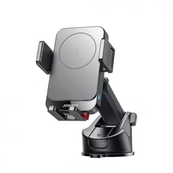 Joyroom JR-ZS241S automobilinis laikiklis su indukciniu įkrovikliu prietaisų skydeliui - juoda