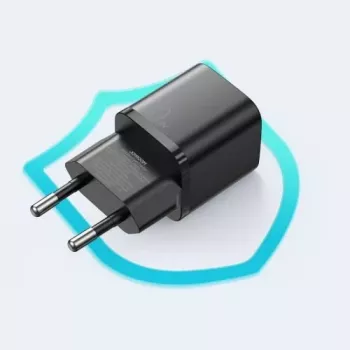 JOYROOM Fast Wall Charger USB-C 20W Power Delivery Quick Charge 3.0 AFC Black (L-P202)