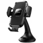 Joyroom JR-ZS259 Mechaninis automobilinis laikiklis universalus telefonui ant prietaisų skydelio / lango - juoda