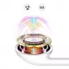 Dudao X10S Į ausį įdedamos laidinės ausinės su mikrofonu, 3,5 mm lizdas, 1,2 m laidas, balta
