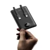 VEGER Powerbank C11 (W1170) PD QC3.0 22.5W 10000 mAh su įmontuotais USB-C ir Lightning kabeliais, juoda