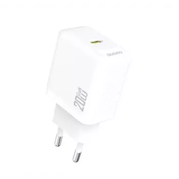 Dudao A26EU GaN 20W USB-C įkroviklis baltas