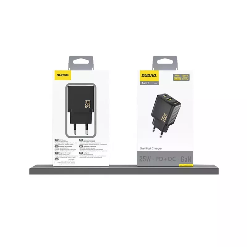 Dudao A26T GaN 25W USB-A, USB-C Charger - Juoda