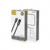 Dudao L7C USB-C į USB-C 100W laidas su LED ekranu 1m - Juoda