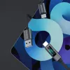 Dudao L7C USB-C į USB-C 100W laidas su LED ekranu 1m - Juoda