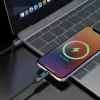 Dudao L7C USB-C į USB-C 100W laidas su LED ekranu 1m - Juoda