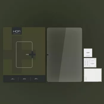 Hofi Glass Pro+ Grūdinto stiklo ekrano apsauga, skirta Samsung Galaxy Tab S9 FE 10.9 inch X510/X516B - juodas rėmelis