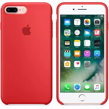 Apple iPhone 7 Plus Leather Case (PRODUCT)RED MMYK2ZM/A