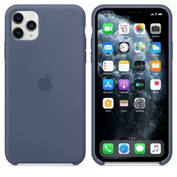 Apple iPhone 11 Pro Max Silicone Case MX032ZM/A Alaskan Blue