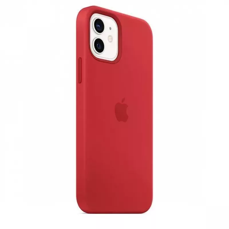 Apple Silicone Case with MagSafe, skirta iPhone 12 mini, raudona