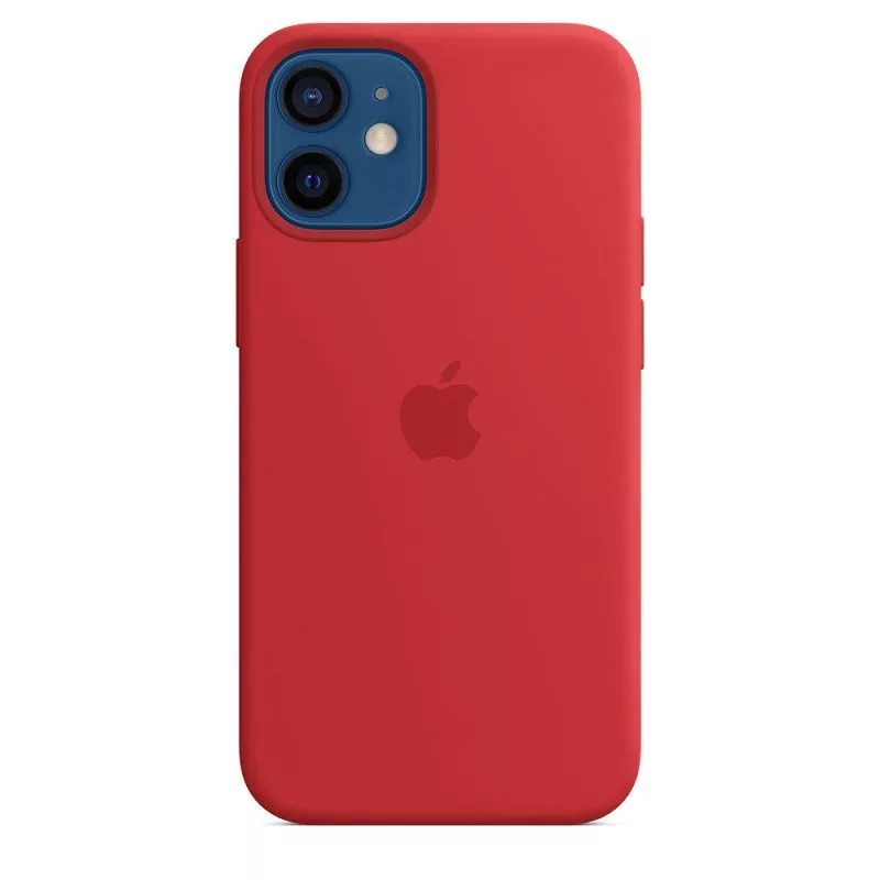 Apple Silicone Case with MagSafe, skirta iPhone 12 mini, raudona