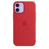 Apple Silicone Case with MagSafe, skirta iPhone 12 mini, raudona