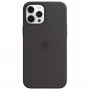 Apple Silicone Case with MagSafe, skirta iPhone 12 Pro Max 6,7 inch - Juoda (MHLG3ZE/A)