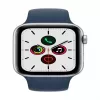 Apple Watch SE GPS 44mm sidabrinis aliuminio korpusas su sportine juostele Abyss Blue