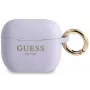Guess Apple AirPods 3 Dangtelis Silikoninis Blizgučiai Violetinis