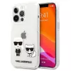 Karl Lagerfeld iPhone 13 Pro Choupette dėklas permatomas