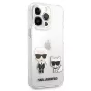 Karl Lagerfeld iPhone 13 Pro Choupette dėklas permatomas