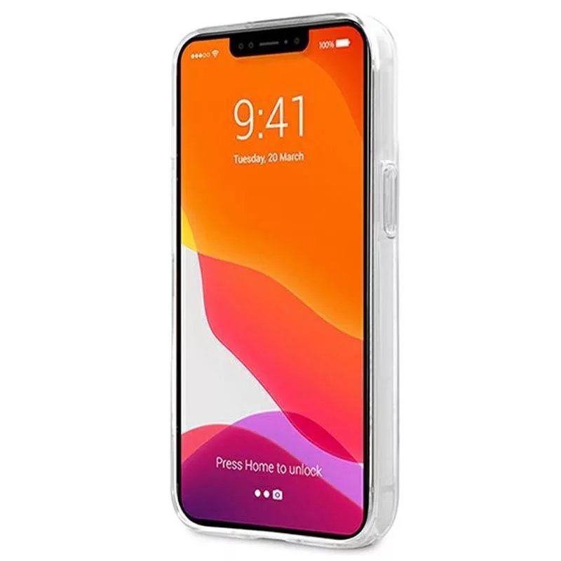 Karl Lagerfeld iPhone 13 Pro Choupette dėklas permatomas