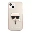 Karl Lagerfeld Apple iPhone 13 TPU Full Glitter Head Case Gold