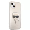 Karl Lagerfeld Apple iPhone 13 TPU Full Glitter Head Case Gold