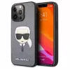 Karl Lagerfeld Apple iPhone 13 Pro Saffiano Karl Head Case sidabrinė