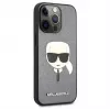 Karl Lagerfeld Apple iPhone 13 Pro Saffiano Karl Head Case sidabrinė