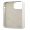 Lacoste Apple iPhone 13 Pro Liquid Silicone Allover Pattern Case White