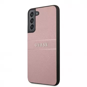 Guess Samsung Galaxy S22 Plus PU Leather Saffiano Case Pink