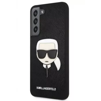 Karl Lagerfeld Samsung Galaxy S22+ PU Saffiano Karl Head Dėklas Juodas