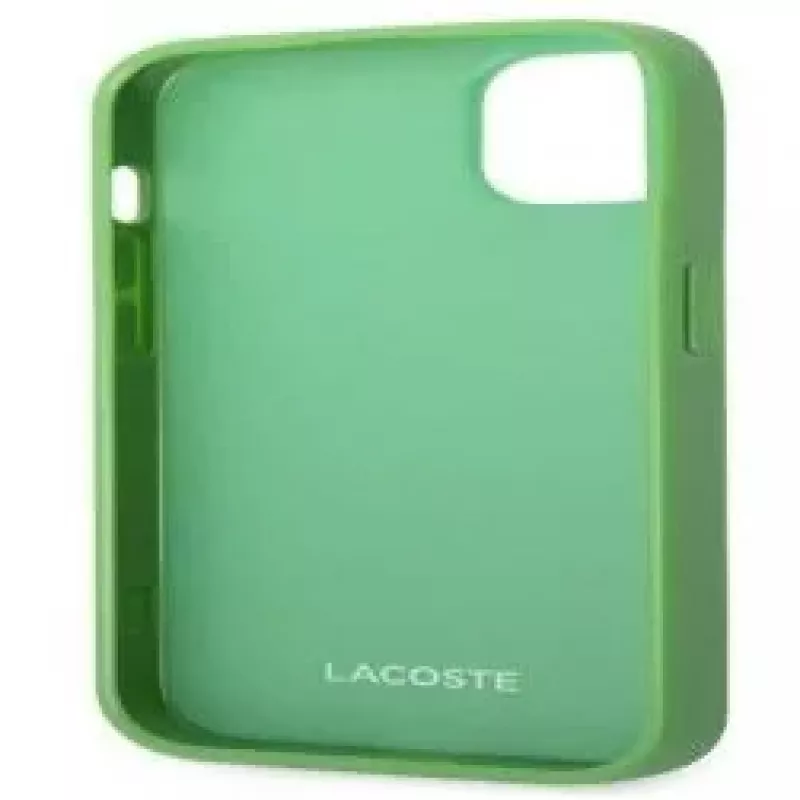 Lacoste Apple iPhone 14 Iconic Petit Pique Logo Green Back Cover