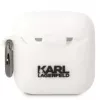 Karl Lagerfeld AirPods 1/2 Choupette Silicone Case White