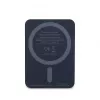 Guess Power Bank 5000mAh 15W MagSafe ir įprastas įkrovimas su metaliniu rašto logotipu juoda