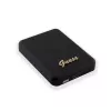 Guess Power Bank 5000mAh 15W MagSafe ir įprastas įkrovimas su metaliniu rašto logotipu juoda