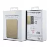 Guess Power Bank 5000mAh 15W MagSafe ir įprastas įkrovimas su metaliniu logotipu auksinė