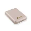 Guess Power Bank 5000mAh 15W MagSafe ir įprastas įkrovimas su metaliniu logotipu auksinė